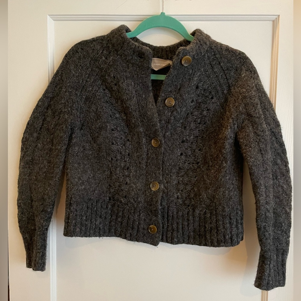 Everlane Cloud Cable Cardigan - Picture 5 of 9